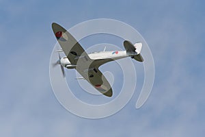 Spitfire in flight