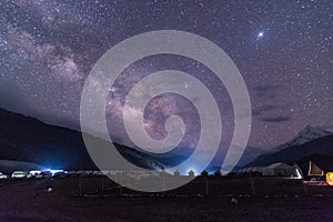 Spiti Milkyway - Chandratal Camping Tent - Landscape of Spiti Valley, Himachal Pradesh, India / Middle Land