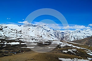 Spiti Valley, a high-altitude desert in the Himalayas,