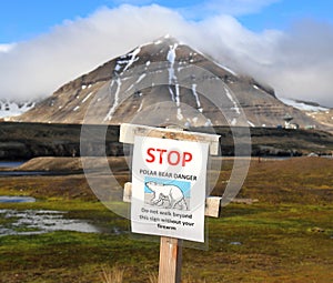 Spitsbergen/Ny-Ã…lesund: Bear Warning