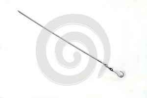 Spitter on white background flat lay