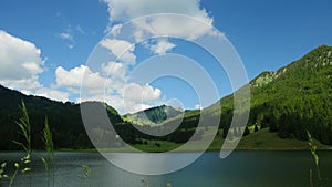Spitzingsee, Lake in Germany, panoramic view