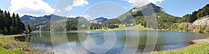 The Spitzingsee, mountain lake in the Alps