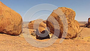 Spitzkoppe, unique rock formation in Damaraland, Namibia