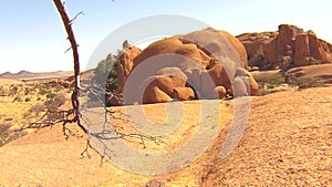 Spitzkoppe, unique rock formation in Damaraland, Namibia