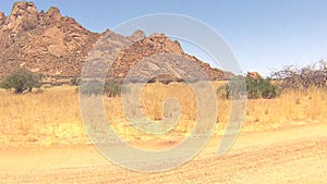 Spitzkoppe, unique rock formation in Damaraland, Namibia