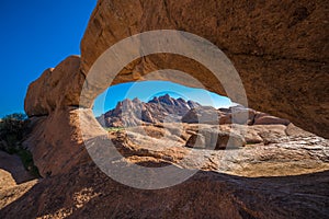 Spitzkoppe, unique rock formation in Damaraland, Namibia photo