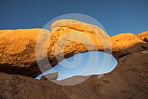 Spitzkoppe, unique rock formation in Damaraland, Namibia