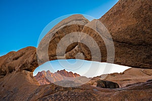 Spitzkoppe, unique rock formation in Damaraland, Namibia