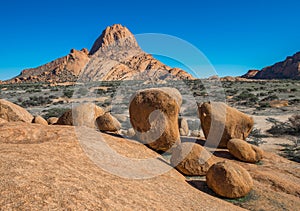 Spitzkoppe, unique rock formation in Damaraland, Namibia