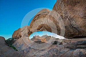 Spitzkoppe, unique rock formation in Damaraland, Namibia