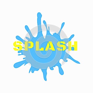 Splach water drop logo