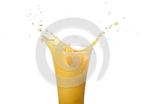 Splash of fresh orange juice