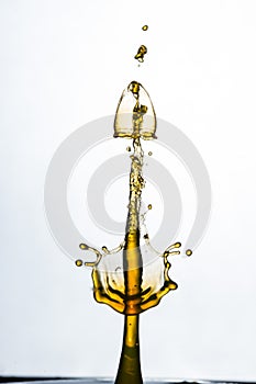 Splash with a high spike