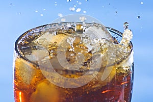 Splash refreshment soda cold drink photo