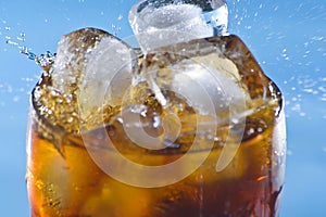 Splash refreshment soda cold drink photo