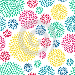 Splash seamless pattern