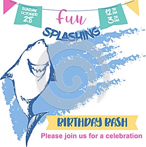 Splash shark party