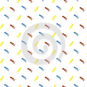 SPLASH DESIGN. PAINTED ABSTRACT SEAMLESS VECTOR PATTERN. HIPSTER BRUSH TEXTURE photo