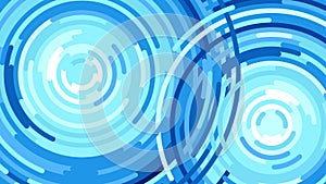 Splash a water drop, waves from the rain