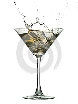 Splashing cocktail