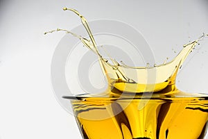 Oil splash photo