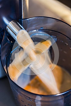 Splashing fresh juice