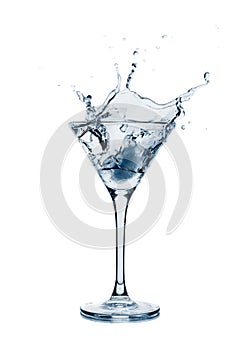 Splashing martini