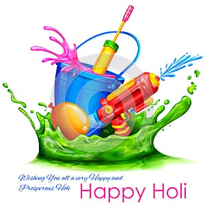 Splashy Holi Background