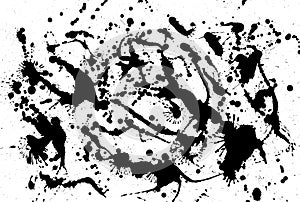 Splats BW photo