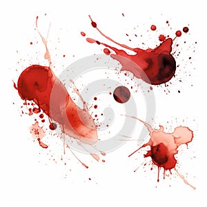Splatted ink photo