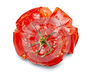 Splattered tomato photo