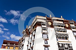 Splendent building in Tibet