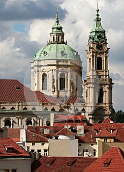 Splendid baroque church of Saint Nicolas,