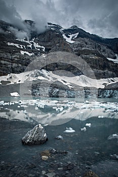 Splendid glaciar lake photo