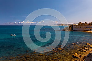 the splendid Sicilian coast