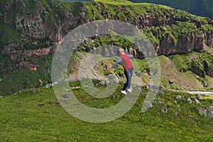 The splendor of the Caucasus mountains