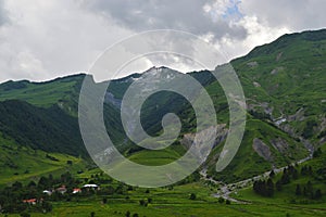 the splendor of the Caucasus mountains