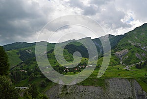 the splendor of the Caucasus mountains