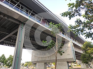 The splendor of the most beautiful Rest Area Pendopo Salatiga Km 456 with a sky bridge