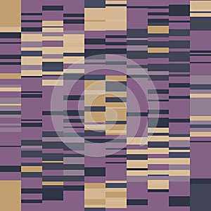 Spliced stripe geometric variegated background. Seamless pattern with woven dye broken stripe. Bright gradient textile