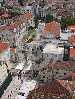 Split - ancient walls of emperor's palace