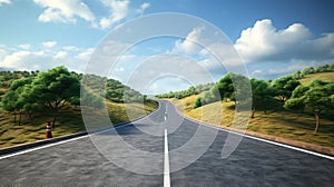 split confusing road