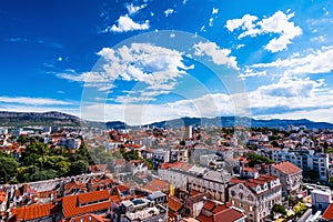 Panorama of Split, Croatia