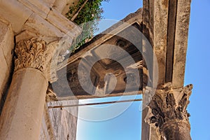 Split, Croatia colonnade buttress photo