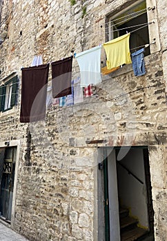 Split Croatia Outdoor Drying Clothes