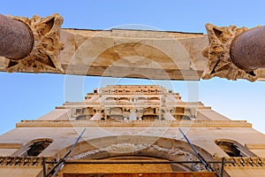 Split, Croatia Peristyle and bell tower