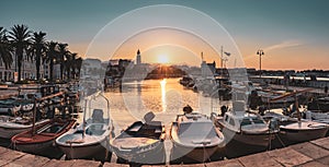 Split, Croatia at sunrise