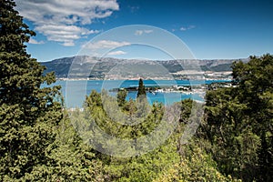 Split, Croatia, View on the bay and port