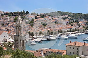 Hvar city in Croatia